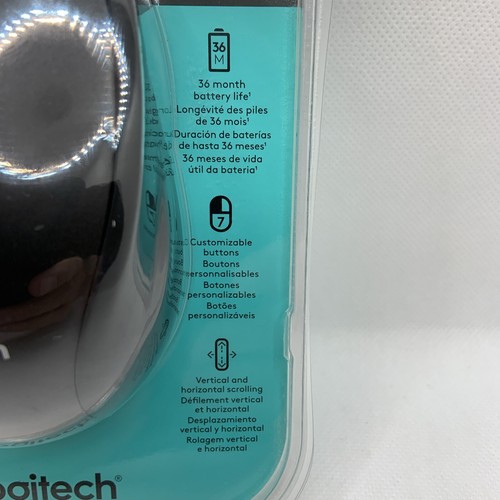 Logitech Performance Plus Mouse Laptop Portable Wireless Ergonomic - Picture 5 of 5