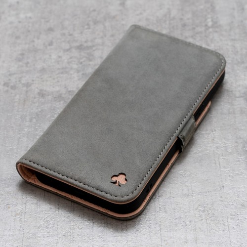 PORTER RILEY - iPhone 14 Genuine Nubuck Leather Stand Wallet Case - Picture 5 of 33