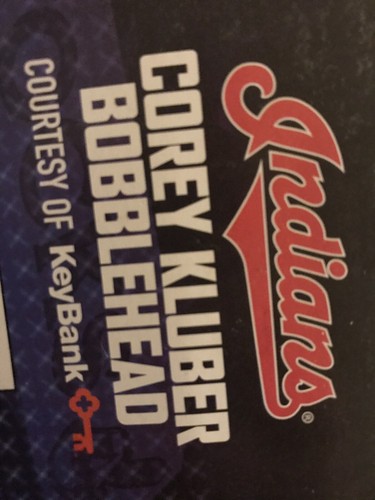 COREY KLUBER Bobblehead MLB Cleveland Indians 2X CY YOUNG CLE GAURDIANS - Picture 5 of 11