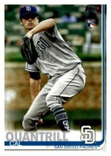 2019 Topps Update #US-23 Cal Quantrill San Diego Padres Rookie Card