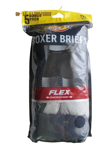 Dickies 10 pares de calzoncillos boxer para hombre ropa interior multicolor algodón spandex 2XL (44-46 - Imagen 2 de 6