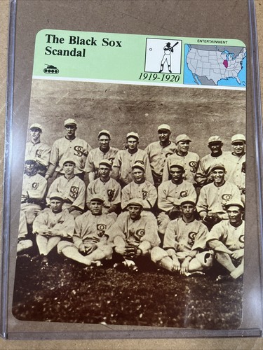 1979 Panarizon The Black Sox Scandal Story of America Card - Italy 36.08 MINT - Picture 1 of 2