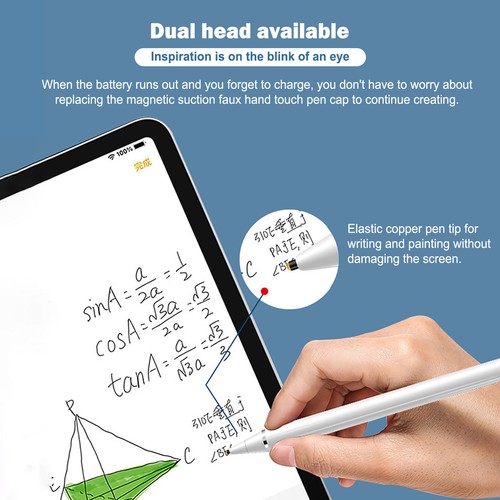 For iPad 10/9/8/7/6th Gen Pro Air Touch Screen Draw Pencil Write Pen Stylus US - Picture 7 of 13