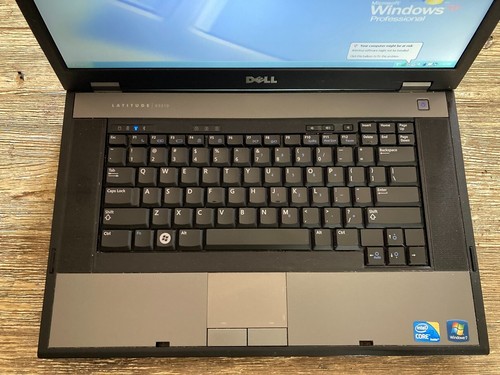 15.4" Dell Laptop E5510 Vintage Windows XP 32 Bit i3 2ghz 4gb 160gb DVD Serial - Picture 3 of 7