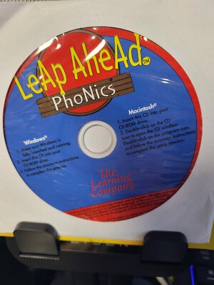 Leap Ahead Phonics [CD-ROM] Learning Company Windows 95/3.1/and Mac/GAME ONLY