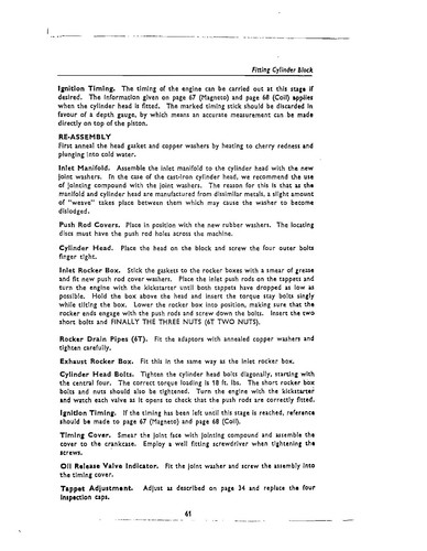 Triumph workshop service manual 1956, 1957, 1958, 1959 & 1960 Thunderbird 6T - Picture 10 of 12