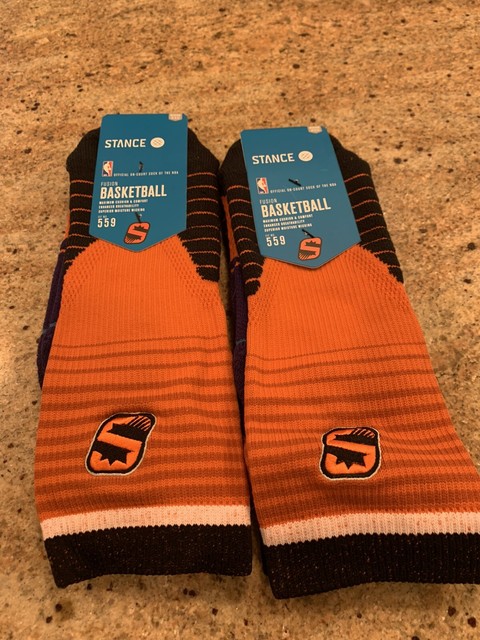 Stance NBA Phoenix Suns Arena Logo 558 Men's Socks Size M set of 2 | eBay