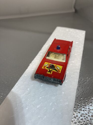 Vintage Rare Blue Light Matchbox Lesney Superfast No 59 or 73 Fire Chief Mercury - Picture 2 of 7