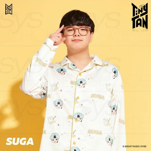 Pigiama viso grande BTS TinyTAN merce autentica ufficiale + numero di tracking - Foto 4 di 15