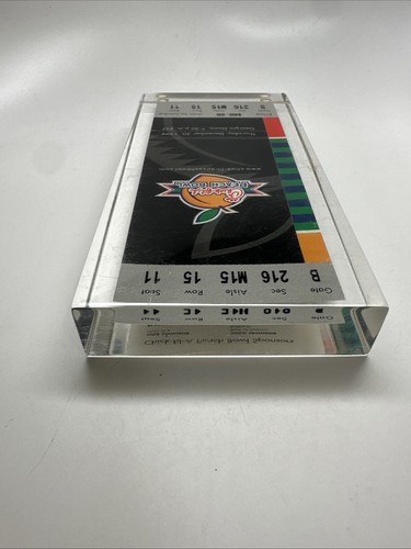 1999 Chick-Fil-A Peach Bowl ticket Clemson vs Mississippi State Gem Mint W/Case - Picture 12 of 13