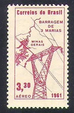 Brazil 1961 Electricity/Power/Energy/Hydro-Electric/Commerce/Industry 1v n38237