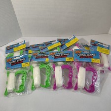 Lot of 14 Wild Flyers Kite Flying String with Handles 165 FT/50 M GREEN PURPLE