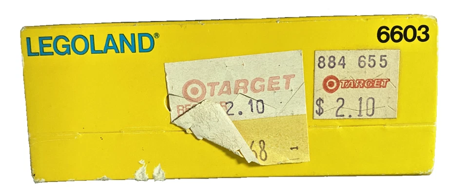 Винтажный LEGO 6603 лопата грузовик 1985 город строительство запечатанная коробка новый из старых запасов как новый в коробке редкая - Изображение 3 из 4