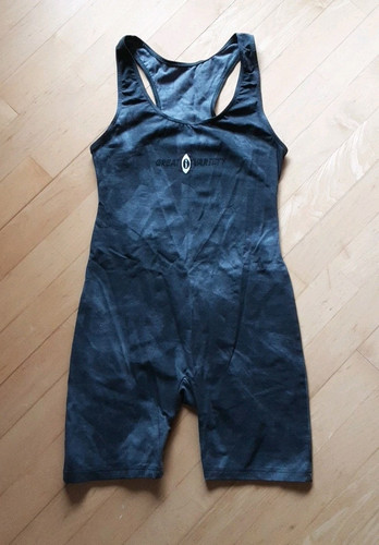 Damen Sport Anzug Body Aerobic Gymnastik grau Gr. 36 NEUWERTIG - Bild 1 von 4