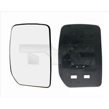 ORIGINAL® Tyc Spiegelglas, Außenspiegel Rechts, konvex für Ford TRANSIT