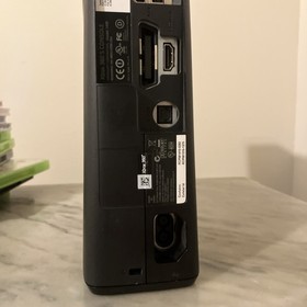 Microsoft Xbox 360 Slim Console 250GB + 10 Games + Controller +Cords Tested 100%