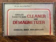 Cassette Player Cleaner And Demagnetizer