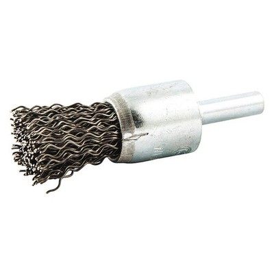 GRAINGER APPROVED 66252838585 End Brush,Shank 1/4'',Wire 0.020'' dia. 443N50
