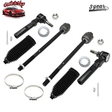 2WD Front Inner Outer Tie Rod Boot for Chevy GMC Silverado Sierra 1500 99-2006