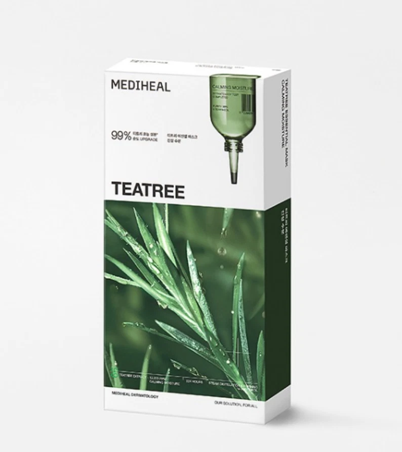 [MEDIHEAL]Tea Tree Essential Mask 24ml x 10 Sheets Soothing & Hydrating K-Beauty - Image 2 of 2