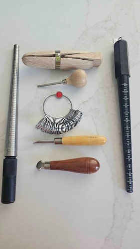 7 Piece Jewelry Ring Making & Bezel Setting Tool Set