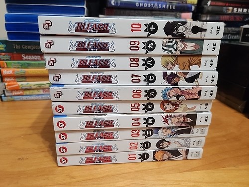 Bleach Complete Series Blu-Ray Set Vol. 1-10 Anime *Set 7 Incomplete*