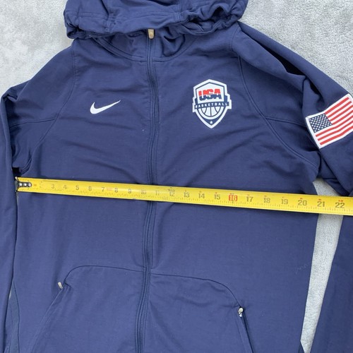 Nike Jacket Men Large 2016 Olympics USA Basketball Team Issue Hyper Elite Hoodie - Picture 4 of 10