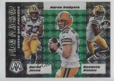2020 Mosaic Flea Flicker Green Prizm Aaron Jones Rodgers Davante Adams #FF8 05bh