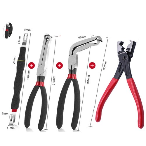 4PC Electrical Connector Separator Pliers Set for Automotive Wiring Tasks - Picture 2 of 9