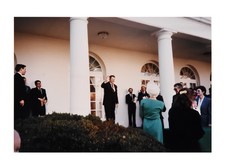 President Ronal Reagan At The White House Ph073 President Ronal Reagan At The White House Ph073