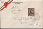 AMG-FTT 1958 15 NOV FDC L.15 "DONIZETTI" ISOLATED ON ENVELOPE 1ST DAY OF ISSUE