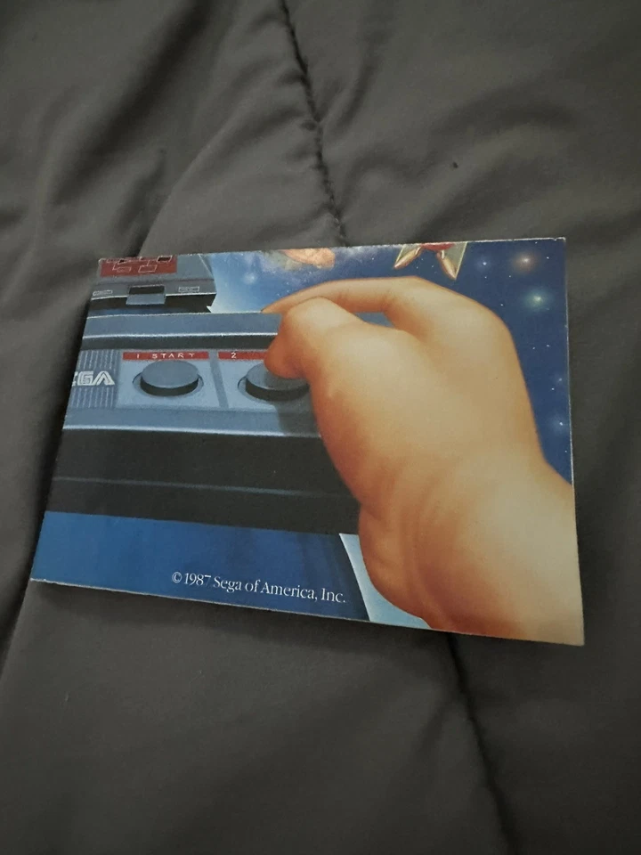 1987 SEGA Promo Poster Take Hold of the Adventure Master System Insert SMS - Image 3 of 3