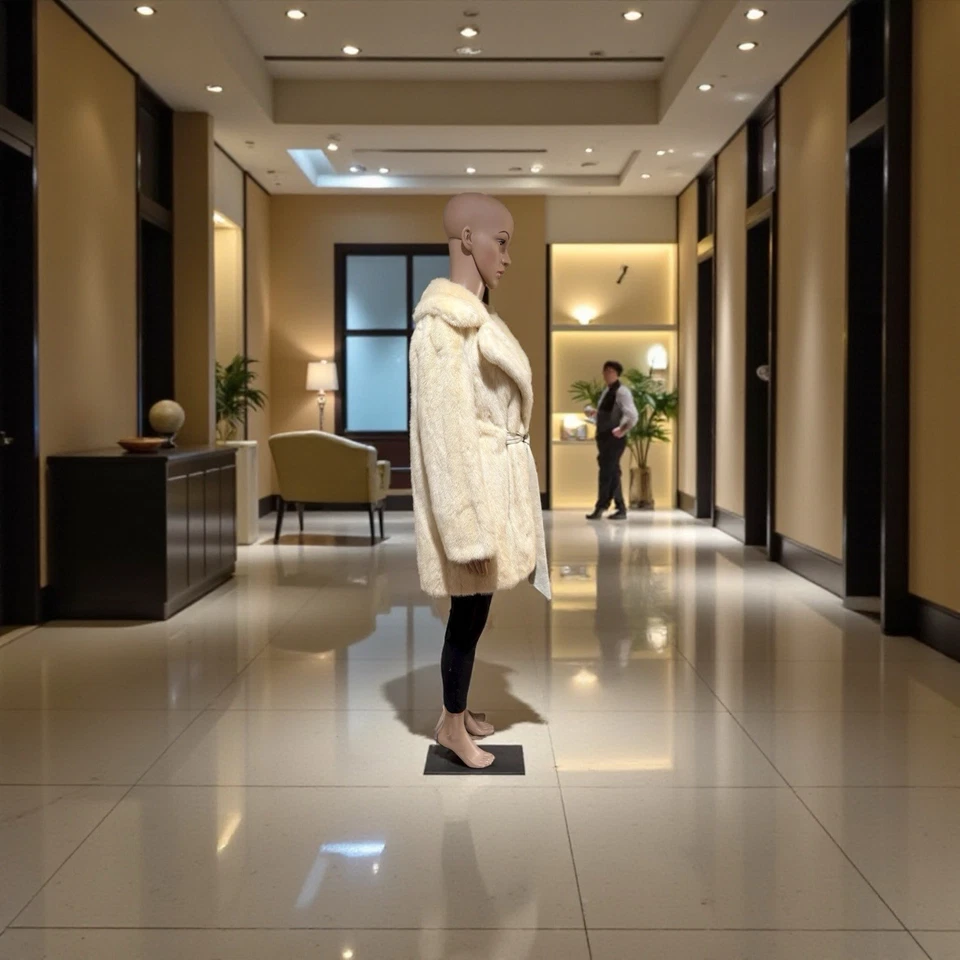 Amazing Vintage Buttermilk Cream White Stroller with Self-tie Belt Small - Image 3 of 4