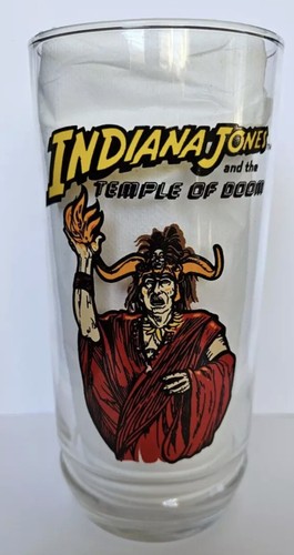 De colección 1984 Indiana Jones Temple Of Doom MOLA RAM Promo Bebida Vaso | 7Up Taco Time