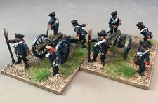 28MM SEVEN YEARS WAR  PRUSSIAN ARTILLERY BATTERY PAINTED