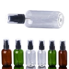 5 Pcs 50 ml Refillable Small PET Spray Bottles Leakproof Empty Cosmetic Sprayers