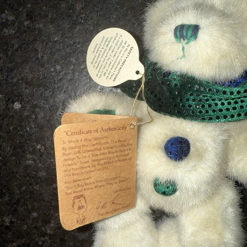 GADGET-BOYDS PLUSH CLOWN BEAR Navy Green BBC FOB EXCLUSIVE 6 in NWT Cute - Picture 10 of 11