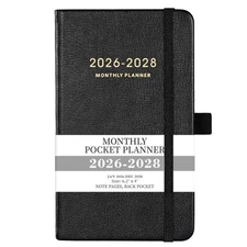 2026-2028 Pocket Planner - 3 Year Monthly Planner 2026-2028, Jan.2026 - Dec.2...
