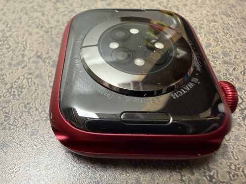 Apple Watch Series 9 - Montre connectée GPS + GSM Cellular 41 mm ROUGE - Verre fissuré - Photo 12 sur 16