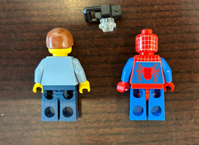Lego Spider-Man (Silver Webbing) & Peter Parker (2003) from 4851 - Tobey Maguire