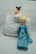 Frozen Plush Lot Olaf Pillow Pet Elsa Lot of 2