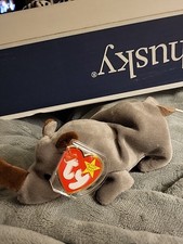 Ty Beanie Baby Spike The Rhinoceros Hang Tag