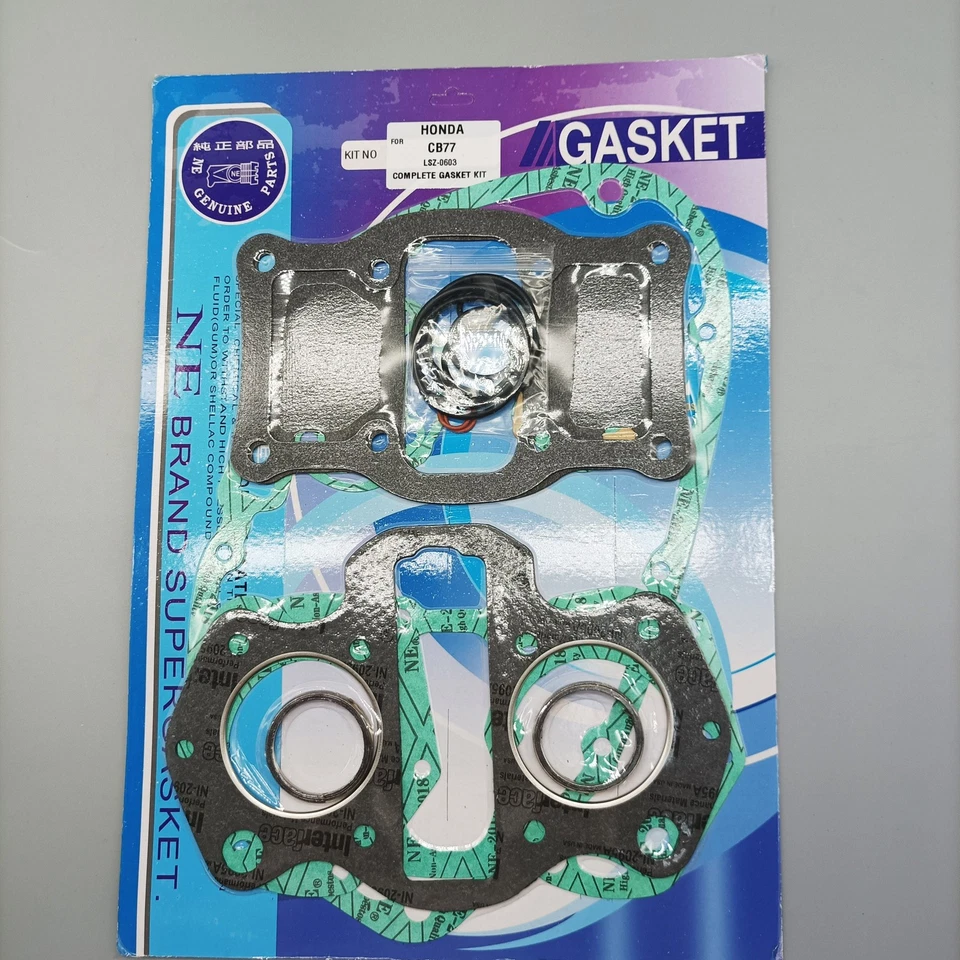 Engine Gasket Set for Honda Dream Touring 305 CB77 CL77 C77 CA77 1961-1968 - Image 2 of 4