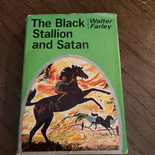 THE BLACK STALLION AND SATAN by Walter Farley 1949 Children’s Hardcover Book 