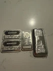 Silver Bar Mixed Lot, 7 oz Total 999 silver