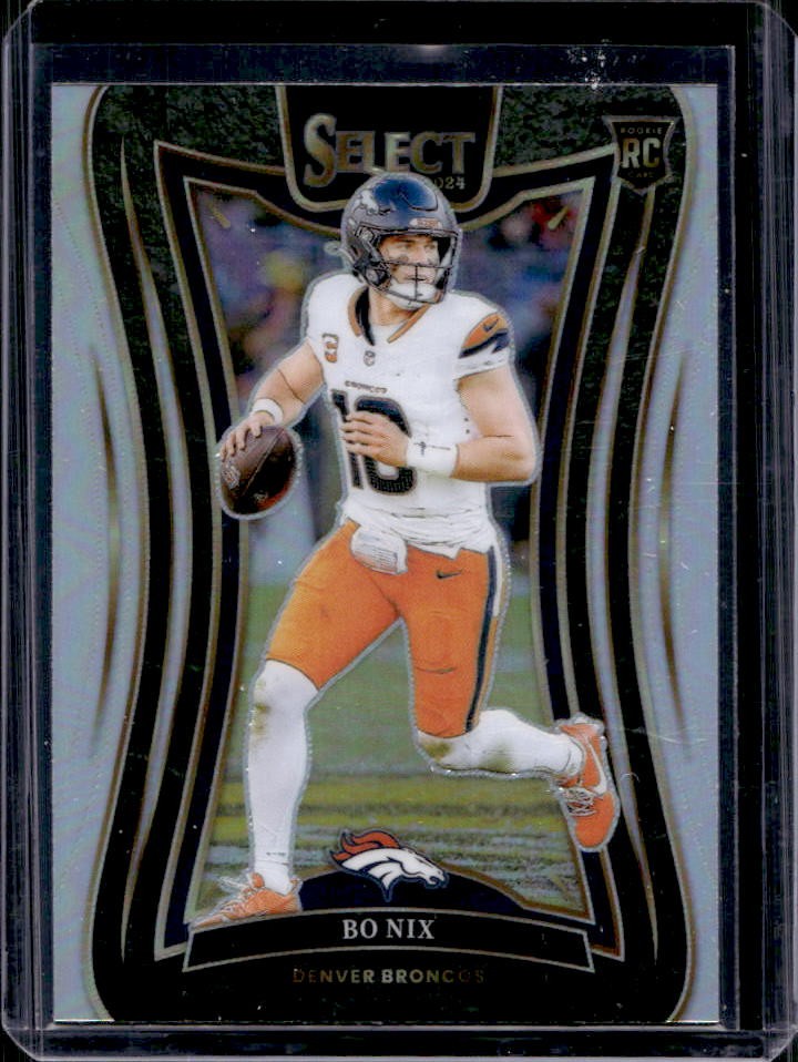 2024 Select Bo Nix Suite RC Silver Prizm Rookie #382 Broncos