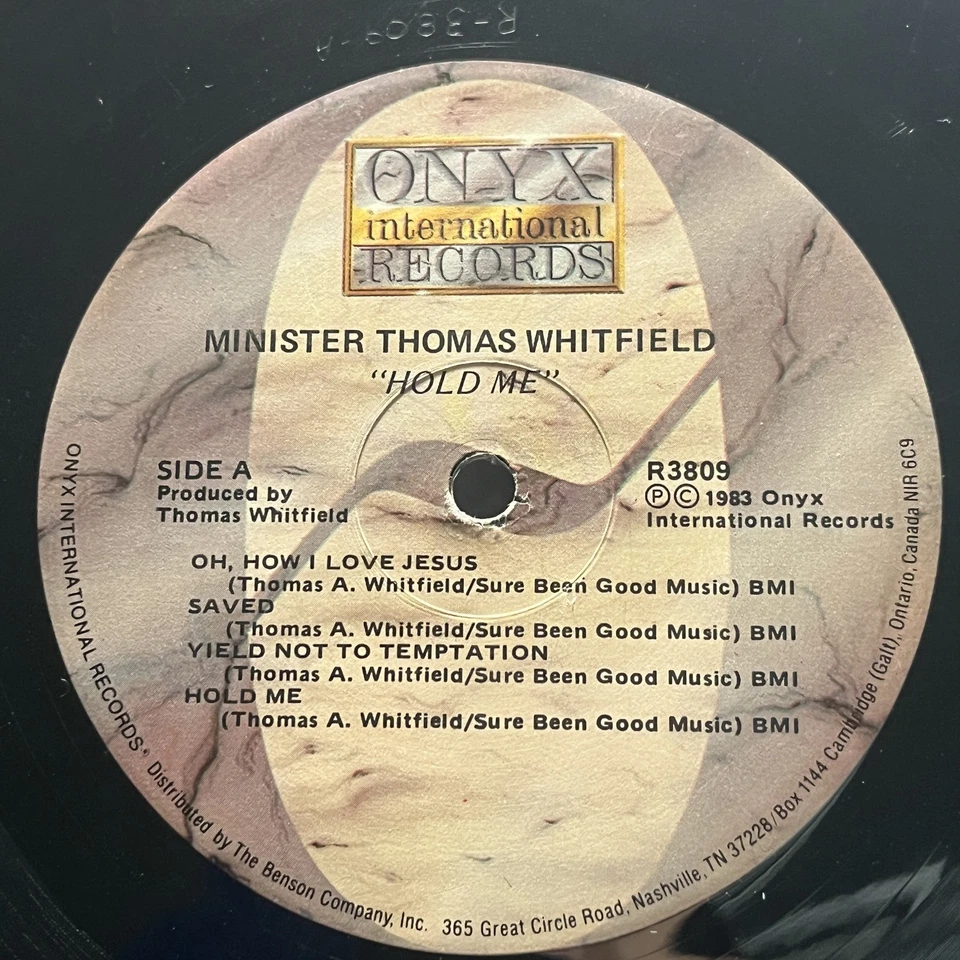 Funk / Soul Thomas Whitfield - Hold Me Onyx International Records Foto 3 de 4