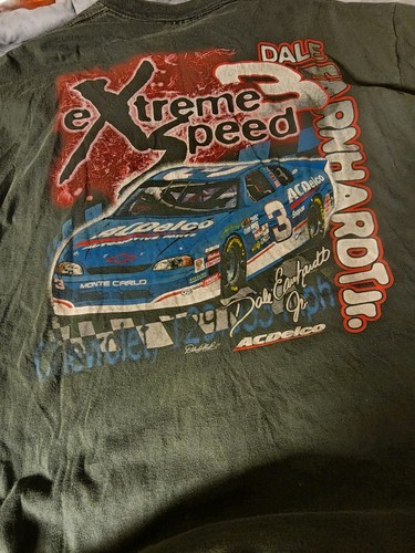 Dale Earnhardt Jr Vintage T-Shirt Lot Of 5 Nascar Racing Graphic Tees 1990s XL - Foto 8 di 13