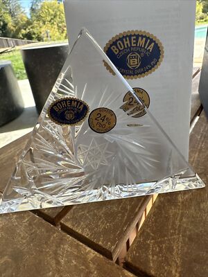 Bohemia Czech Republic Lead Crystal Napkin Holder | eBay