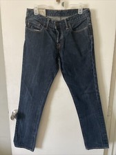 Abercrombie & Fitch Jeans Size 31x30 Mens Skinny Low Rise Blue Denim